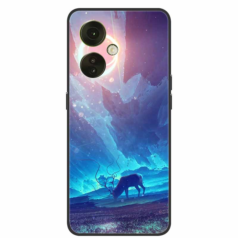 Pour Coques OnePlus Nord CE 3 5G Nord CE3 Lite Chats Peints Silicone TPU Souple Coque Arrière Coques de Téléphone Pour OnePlus Nord CE3 Lite 5G