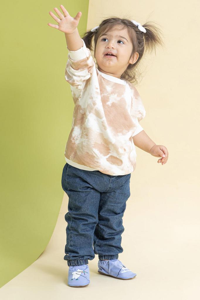 Buddy-Buddy Hyper Denim Blue Barefoot Smart Booties