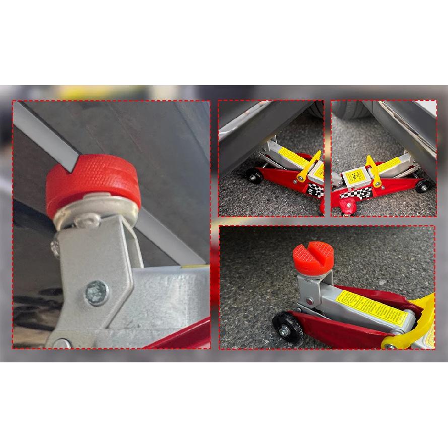X4 Car Lift Jack Support Stand Polyethylene Pads Wheel Dolly Slotted Floor Frame Rail Adapter Repair Tools For Lexus Subaru Fiat