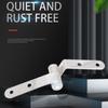 Toilet Bowl Repair Set Toilet Fixture Mounting Set Hardware Set Bathroom Toilet Replacement Set Toliet Hinges/Screws