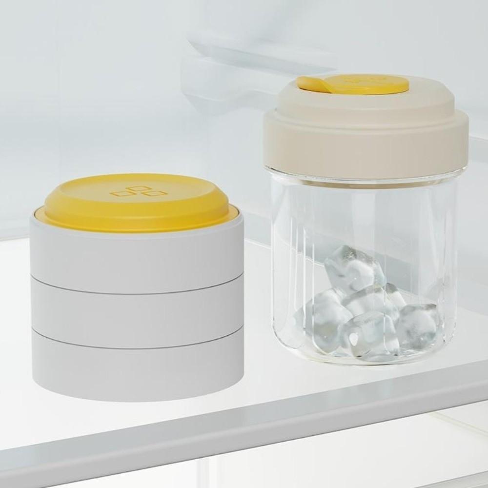 Portable Ice Maker Coffee Cup Press Type Cold Drink Cup Ice Cup Ice Cube Cup  For Summer