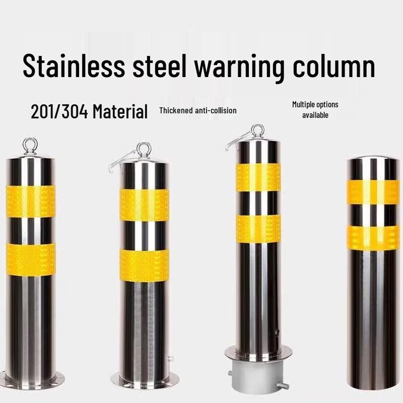 Removable Stainless Steel Parking Bollard