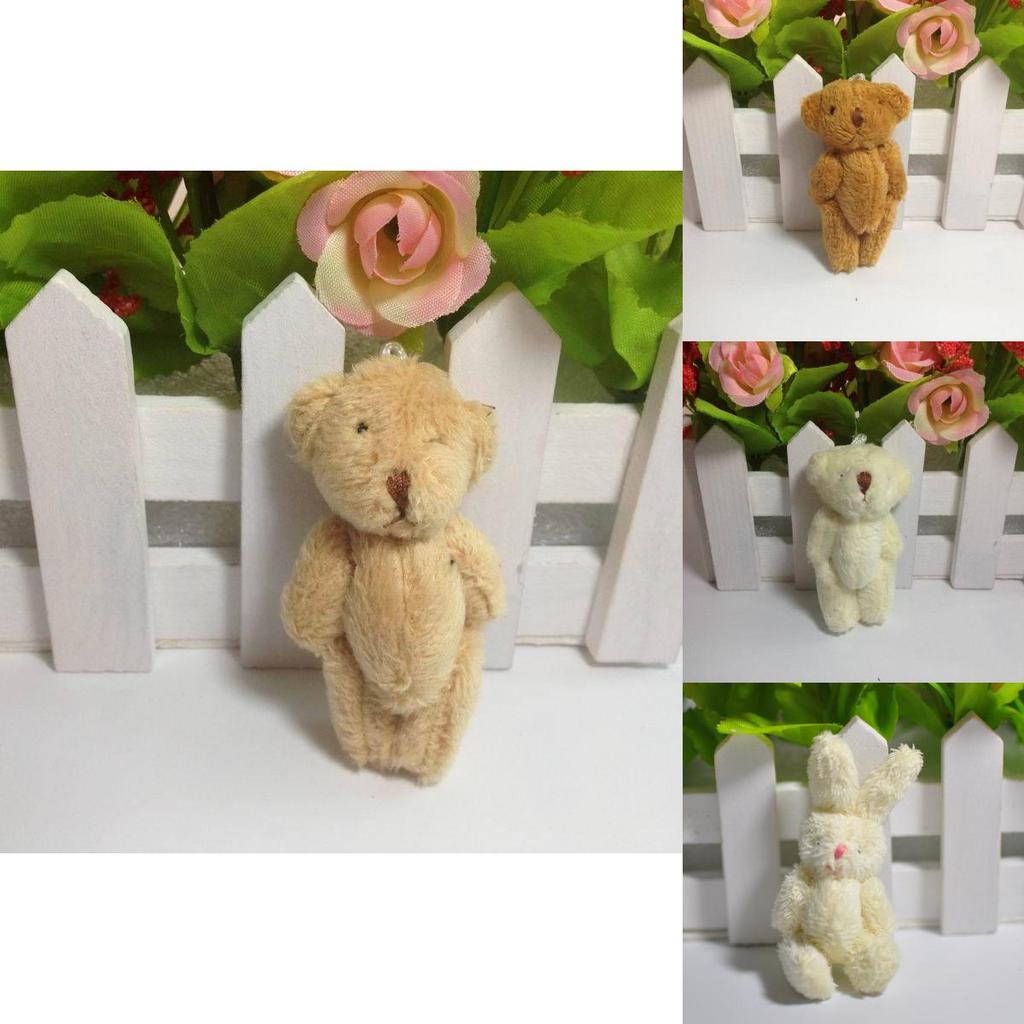 Adorable Mini Peluche Mignonne Petite Poupée Lapin Ours Avec Sensation Douce et Confortable