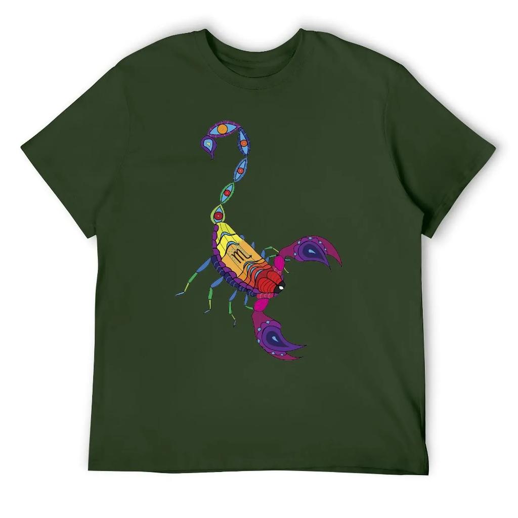Scorpio Twelve Contellation (5) T-shirts Funny T-shirt Crewneck Campaign  Humor Graphic Leisure Eur Size