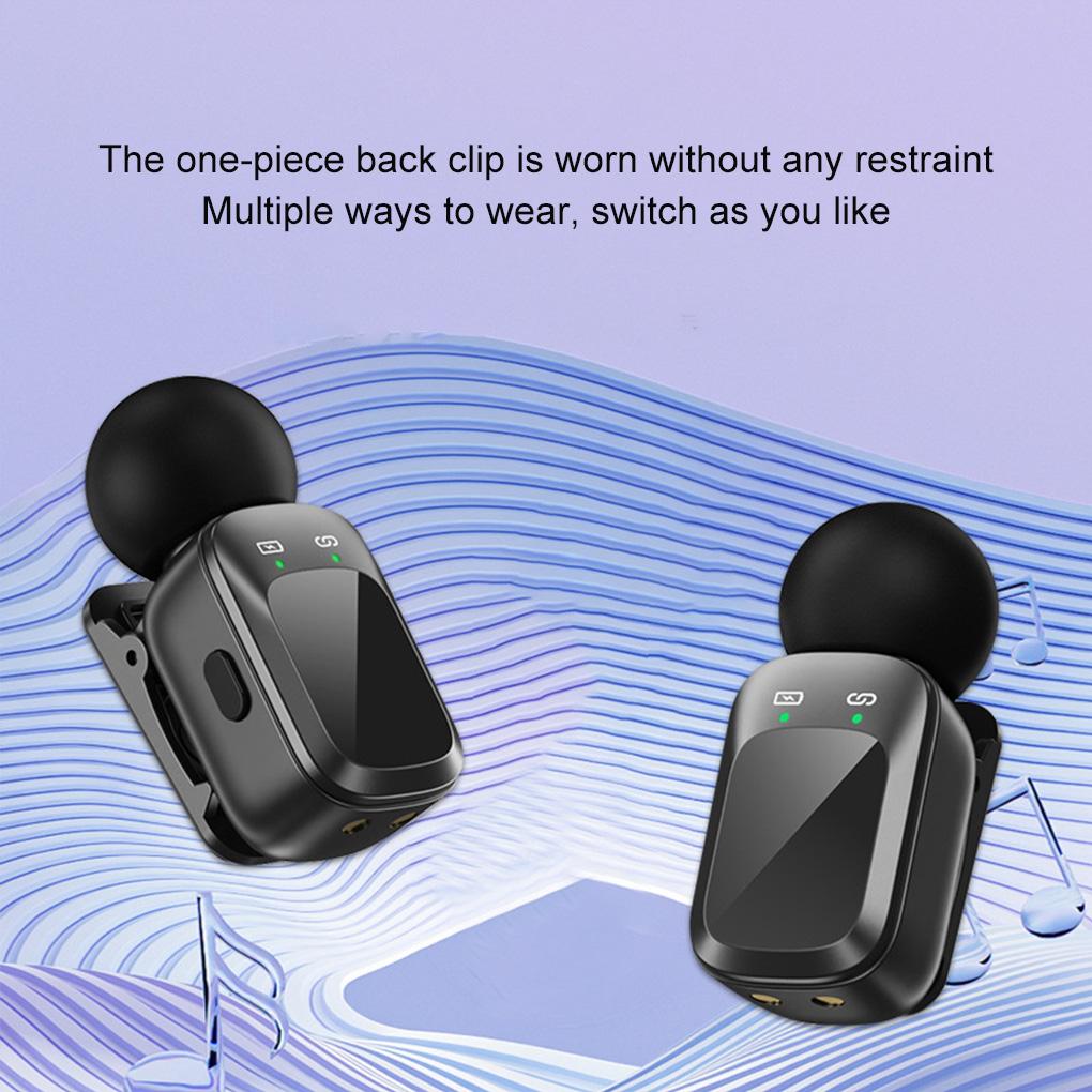 Clear Voice Mini Microphone For Outdoor Activities Wireless Lavaliers Microphone Lapel Microphone