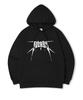 Cross Overfit Brushed Print Hooded Sweatshirt
