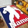 Custom Football Player Area Rug Living Room Nonslip Soft Carpet For Bedroom Game Playroom Sofa Office Home Decor Doormat Christmas Gift C10372