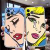 PP21 Crying Comic Girl Sad Case for Motorola G10 G20 G30 G31 G32 G34 G35 G41 G42 G50 G51 G52 G55 G60 G60S G62 G71 G72 G75