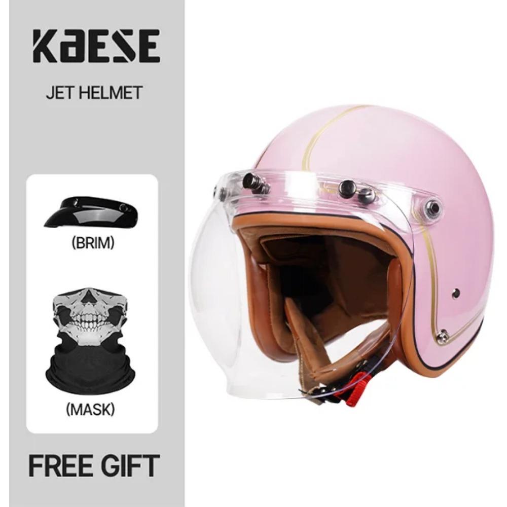 New Design Retro Motorcycle Helmet Open Face Helmet Scooter Helmets 3/4 Chopper Casco Moto Vintage Motorbike Helmets DOT ECE