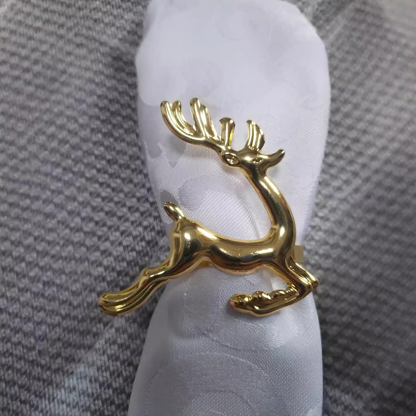 

Кольцо для салфеток в западном ресторане, металлическое, изысканное, с застежкой в виде насекомого золотой