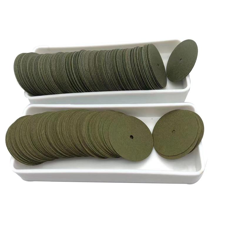 100 buc. Instrumente de laborator dentare Disc separator de laborator Roată separată Dentist tăiat aliaje prețioase și materiale ceramice Dentist