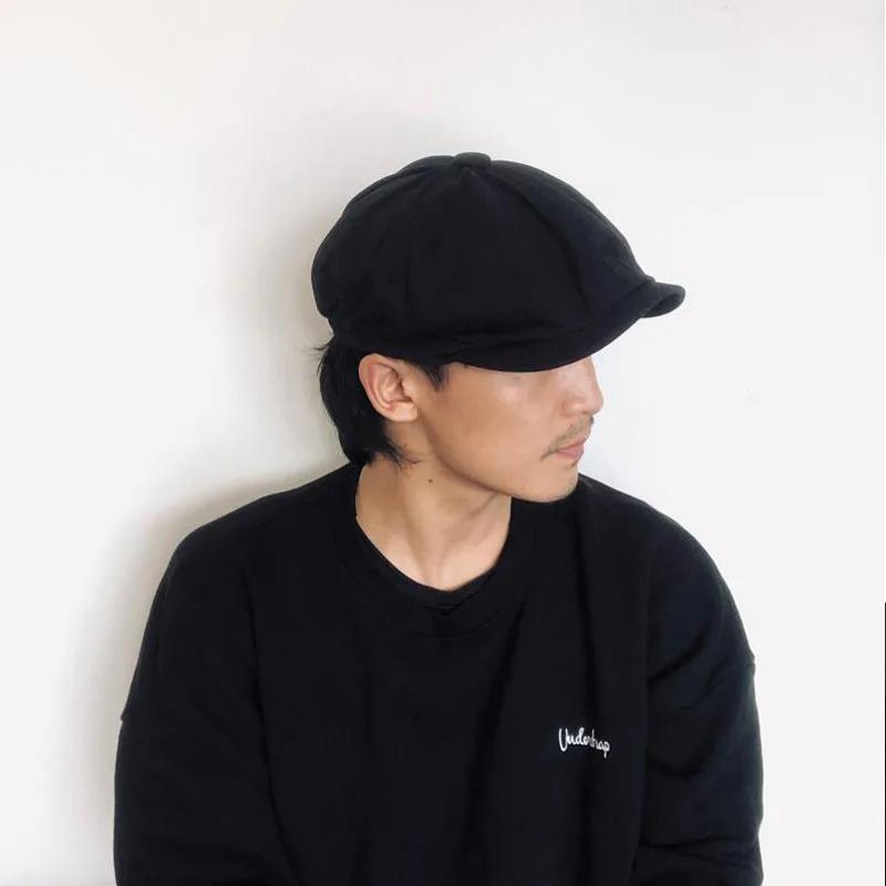 Big Size 62cm Newsboy Caps for Men Retro Cotton Painter Hat Outdoor Octagonal Cap Casual Fashion Berets Golf Cap 58cm 60cm