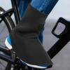 1 Pair Outdoor Skiing Warm Leg Covers for Motorcycle Riding Winter Sports Velvet Foot Covers for Men Women