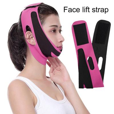 Face Lifting Bandage Adjustable Elastic Reusable Friendly To Skin Ultra-thin Reduce Wrinkles Reliable Women Face Line Belt Lift Anti-Wrinkle Strap