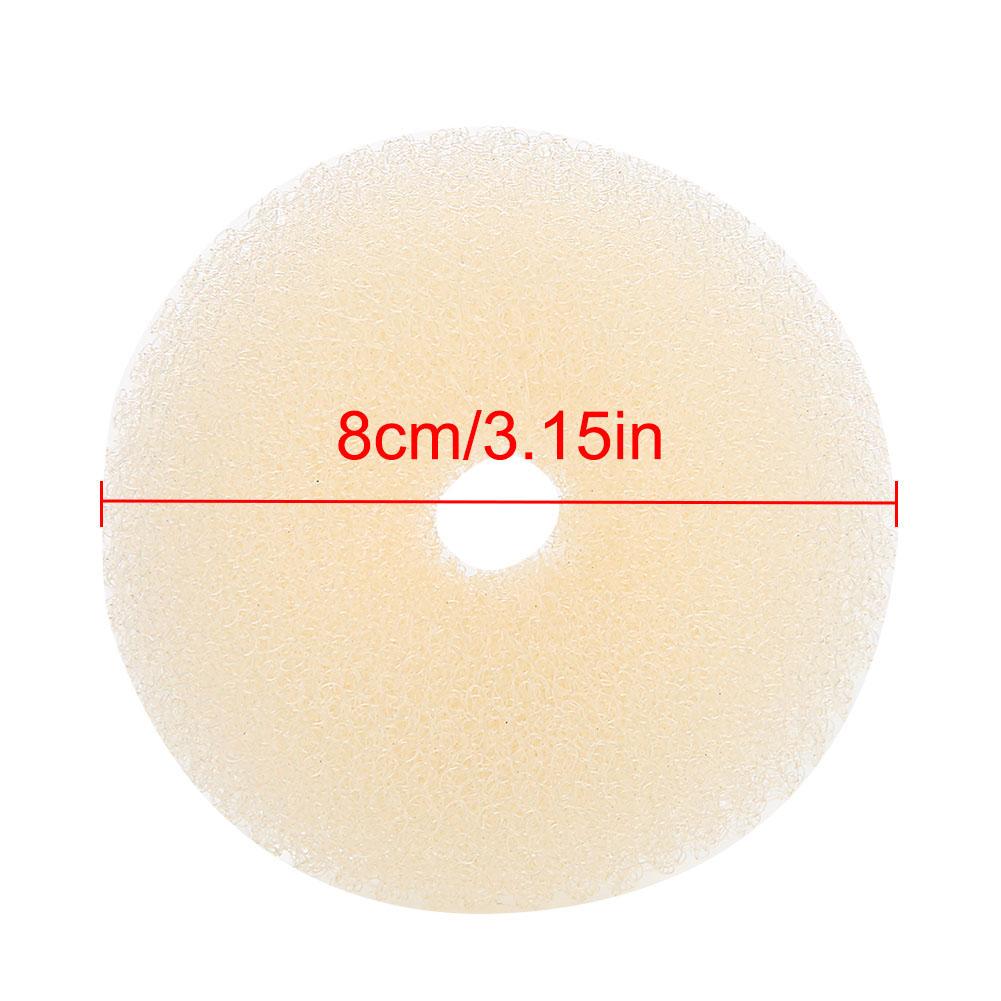 3PCS Women Hair Accessories Hairdressing Tools Donuts Dish Hair Headwear Disk Hair Ties