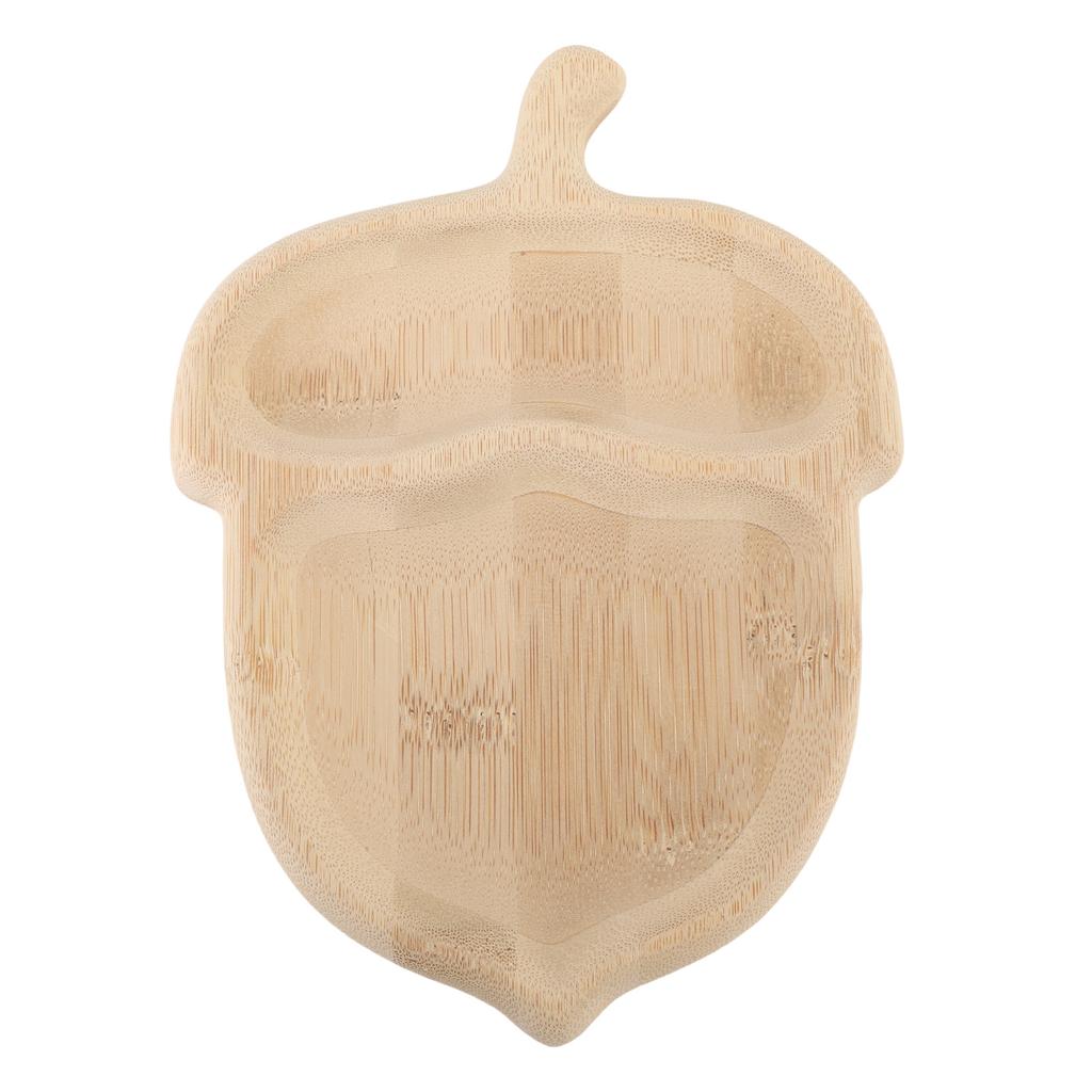 Wooden Pinecone Shape Food Tray for Snacks Appetizers Dessert Wood Serving Platter for Home Hotel
