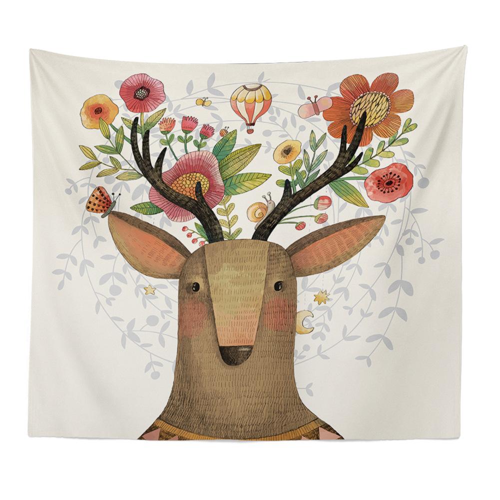 European and American Tapestry Christmas Series TV Background Wall Scenery Tapestry Hanging Cloth