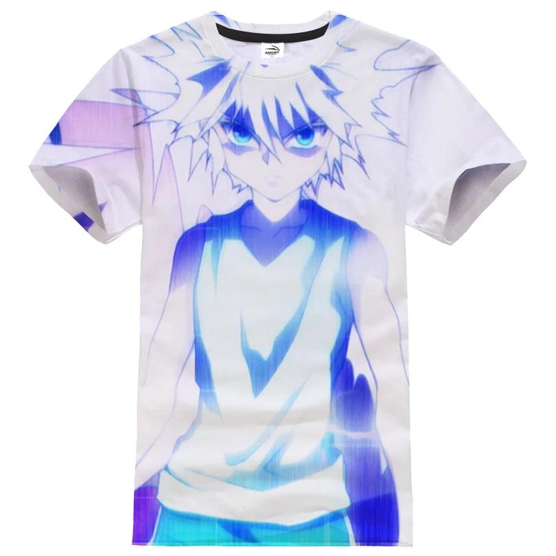 Hot Japansk Anime Hunter X Hunter 3D-trykket Gutter Jenter Streetwear Casual Mote T-skjorte Harajuku Unisex T-skjorte Barn Topp Klær