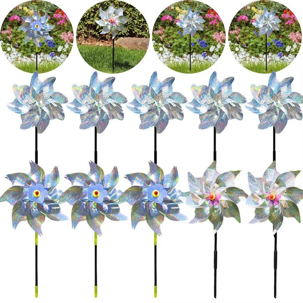 Odpuzovač ptáků Dětská hračka Větrný mlýn Barevný odpuzovač ptáků Nový reflexní větrný mlýn Odpuzovač ptáků