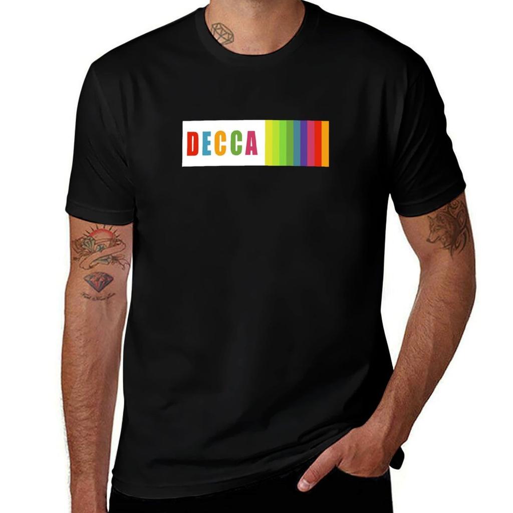 Decca Rainbow Tshirt Thanksgiving Casual Tee Tshirt