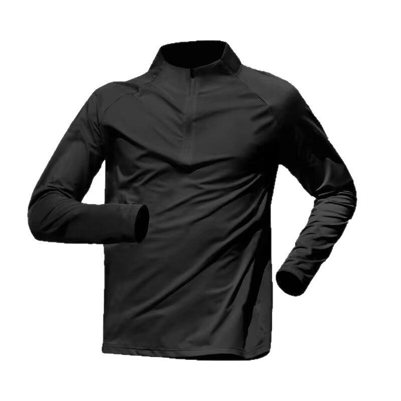 Men's Quick-Dry Long Sleeve T-Shirt for Running, Training, Fitness, and Hiking