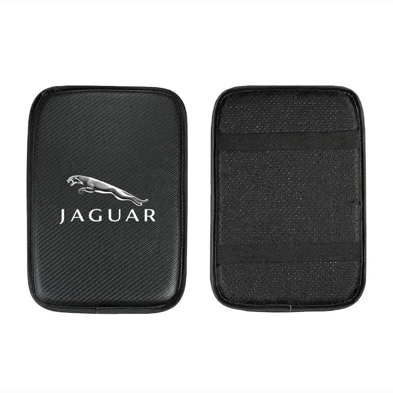 Car Storage Box Cover Pad Armrest Mat Center Console Arm Rest Protection Cushionionn For Jaguar XF XJ XE S-Type F-Type X-Type F-Pace I-Pace E-Pace XFR