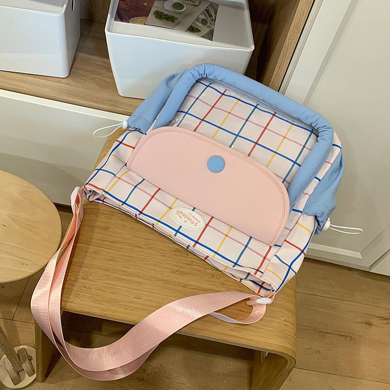 A New Large Capacity Japanese Style Printed Backpack for Girls  Junior High School and Senior High School Students  and A Backpack for Girls