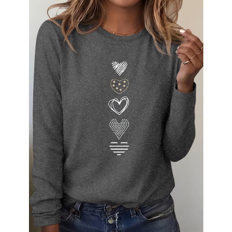 Women's Graphic Print Long Sleeve T-Shirt