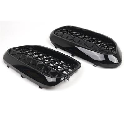 A51K-Glossy Black Diamond Kidney Grille For BMW 5 Series G30 G38 2017- Front Grille 51137390863 51137390864
