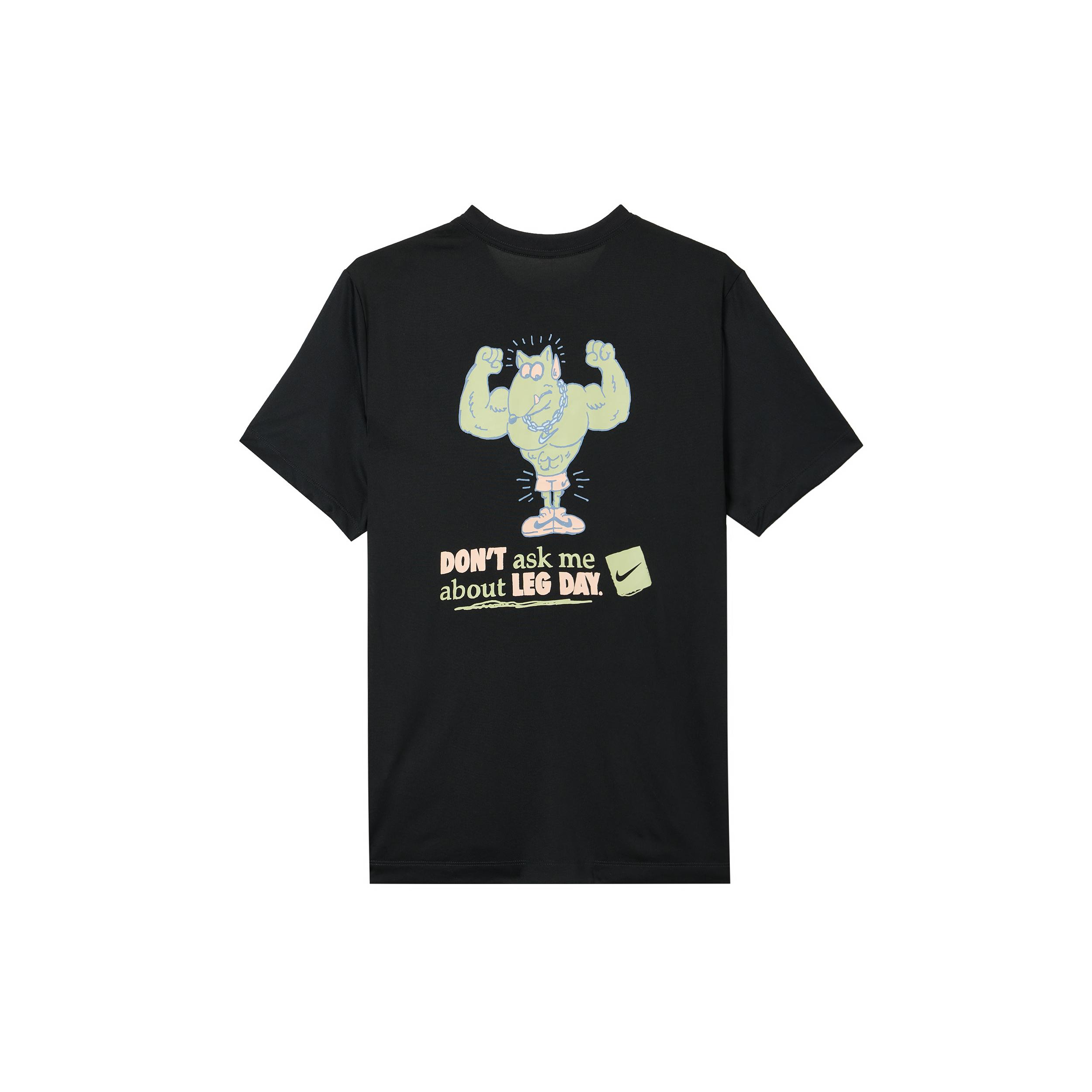 Мужская футболка Nike Dri Fit Черная FZ8045-010 M