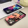 MIAMI Beach Handyhülle Gehärtetes Glas Für IPhone 16 13 14 17 12 15 11 Pro Max Plus Mini XR SE2020 Hülle