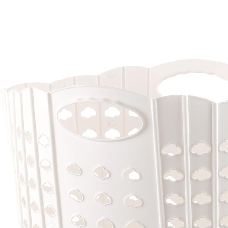 Faltbarer Aufbewahrungskorb Wäschekorb für Schmutzwäsche Tragbarer Spielzeug-Wäsche-Hohl-Organizer Multifunktionale Badezimmeraufbewahrung