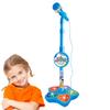 Children's Baby Karaoke Singing Early Education Puzzle Toy Multifunctional Simulation Standing Desk Wired Microphone With Light