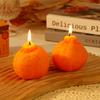 Creative Ugly Orange Scented Candle Fruit Shaped Candle Wedding Souvenir Photo Props Decoration