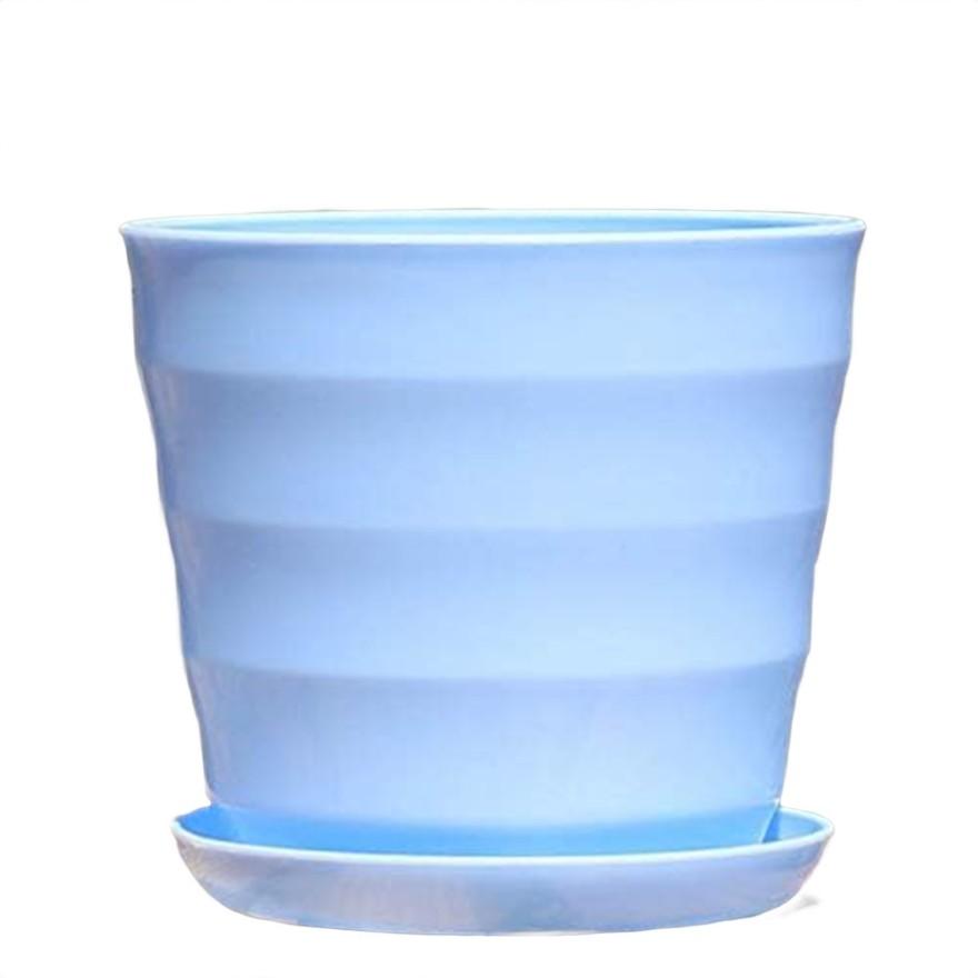 Blumentopf mit Drainage Imitation Blumentöpfe Stilvolle Pflanzgefäße