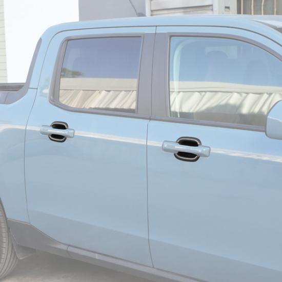 Carbon Exterior Door Handle Bowl Cover Trim Accessories For Ford Maverick 22-25