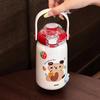Large Capacity Vacuum Cup Double Drinking Straw Coffee Cup Cute Student Water Cup  for Children
