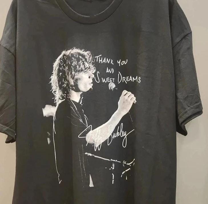 Jeff Buckley Shirt Grace Album Shirt Jeff Buckley Fan Gift Trendy Shirts Jeff Buckley Graphic Tee Unisex Bootleg Shirt S