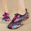 Women Camo Print Quick Dry Water Shoes Barefoot Aqua Sneakers Non Slip Five Fingers Beach Swim Surfing River Trekking  Shoes