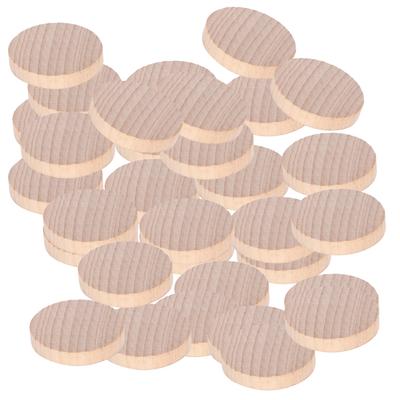 100 Stück Leere Holzscheiben Holzhandwerk DIY Dekoration Maker Handgefertigte Accessoires(5 cm )