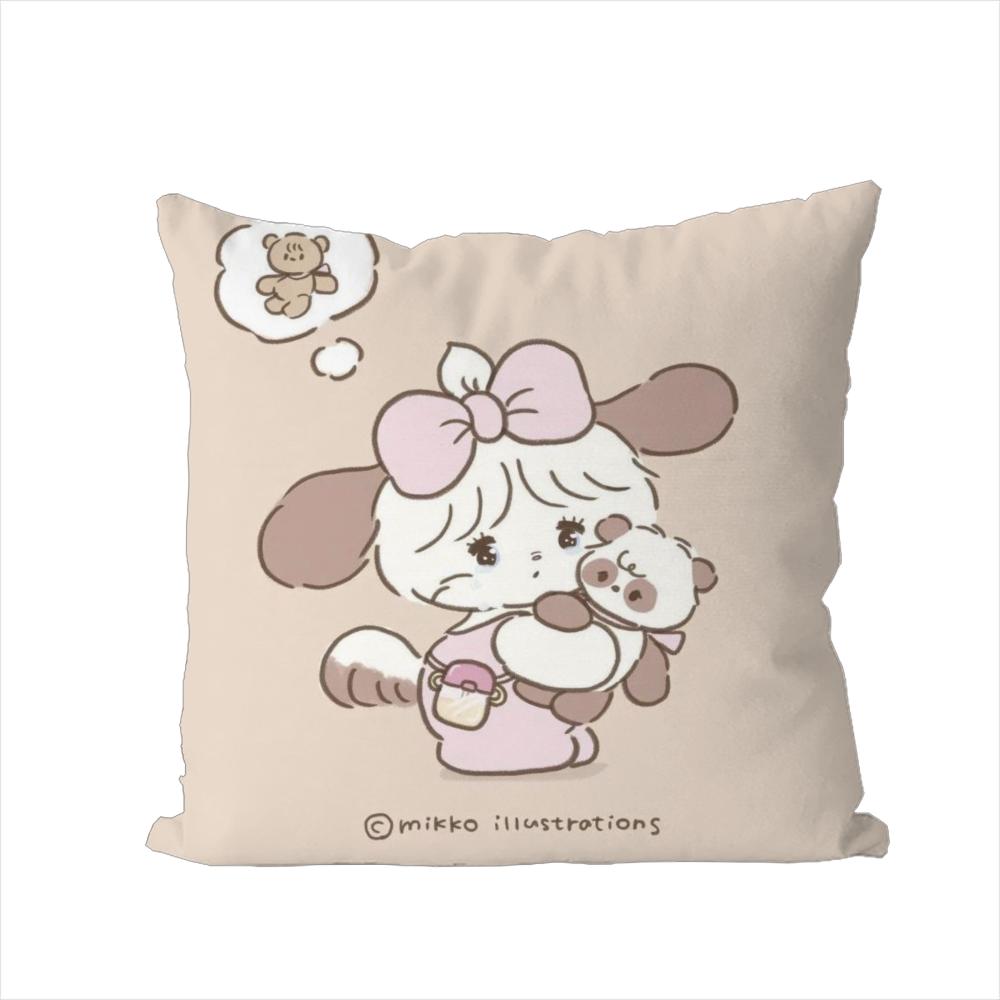 Mikko Illustrations Pillow Case For Car Sofa Decorative Home Doublesided Print Plush Square Throw Pillow Cushion Cover