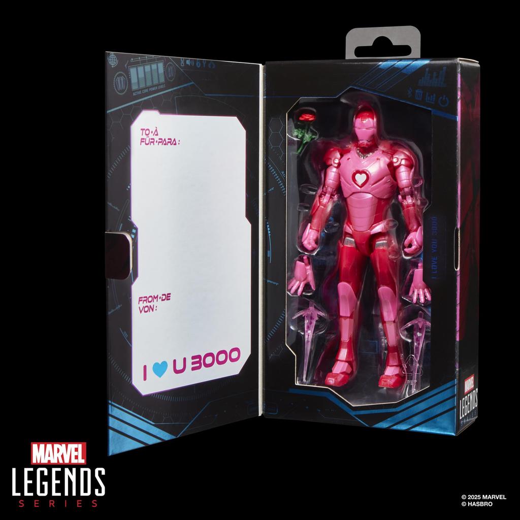 Hasbro MARVEL Marvel Legends Series Iron Man I Love You 3000 Collectible Action Figure Gift G2117 Authentic 6-Inch