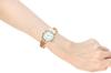 Fieldwork Women's Camilla Bangle Watch, Brown, GY088-2, Easy to Wear, Japanese Movement, Dome Glass, Spring Bangle