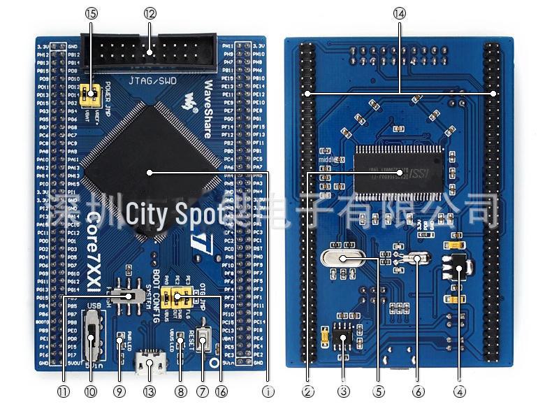 STM32F746IGT6 Core Minimum System Board