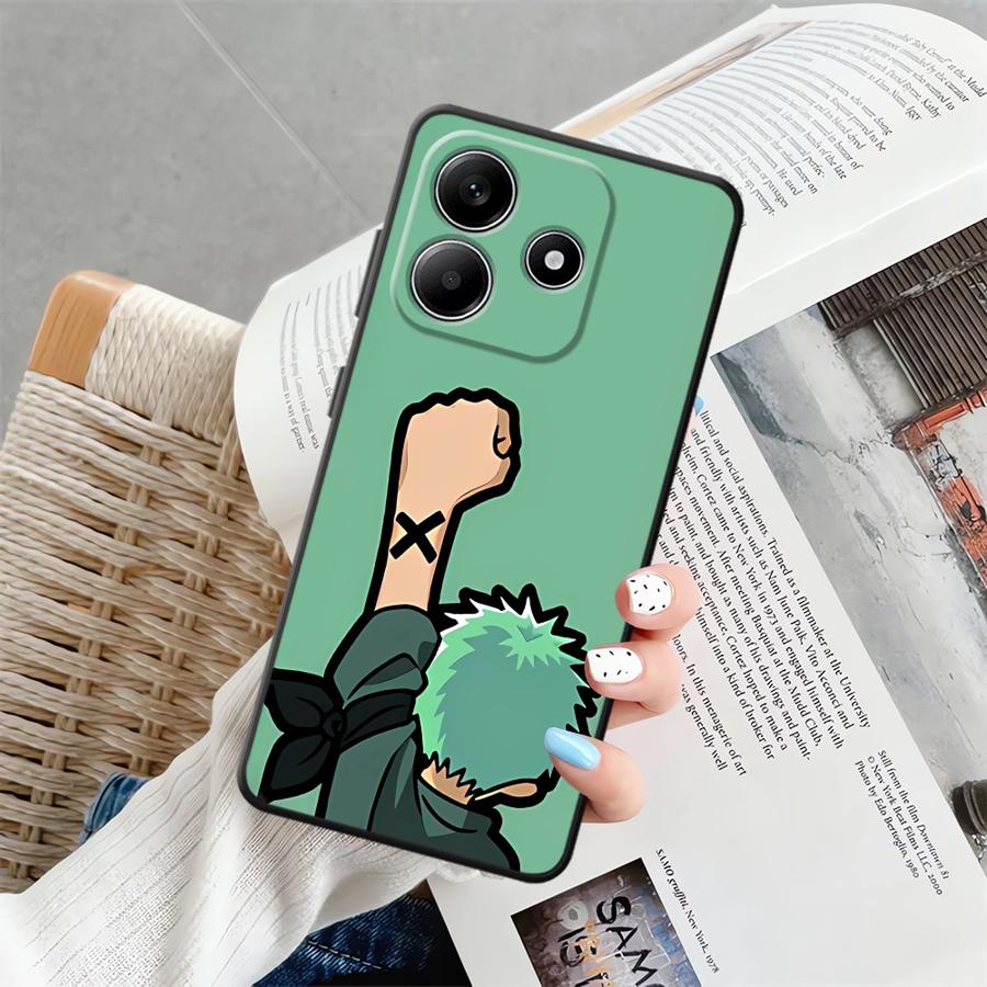 Funda Phone Cover Case for Xiaomi Redmi Note 11 13 12 Pro Plus 10 9 8 Pro 11S 12S 10S 9s Ones Pieces Luffys Zoros Cartoon