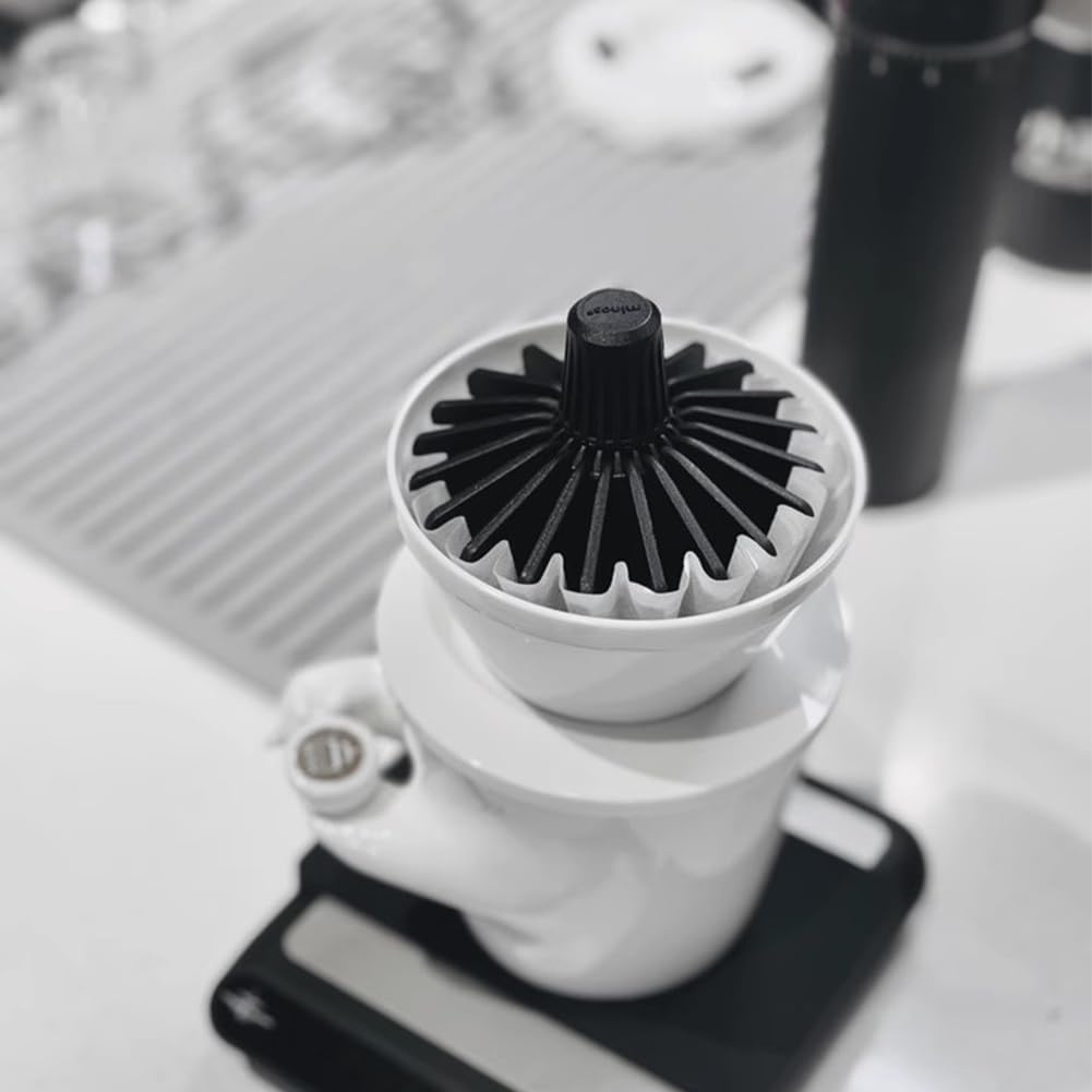 Coffee Filter Paper Assist Tool, Adjustable Angle Coffee Press, Coffee Filter Paper Assistant, Coffee Cake Filter Paper Press, Coffee Filter Shape Ret