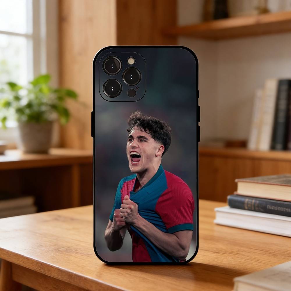 Pau C-Cubarsi Phone Case For iPhone17,16,15,14,13,12Plus,Pro Max,XS,5G Soft Silicone Black Cover