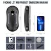 Window Cleaning Robot, Window Cleaning Robot Washer, Suction 5600PA, Intelligent Navigation, Anti-fall, 10 Cleaning Cloths, Black
