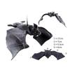 4Pcs Scary Realistic Bat Hanging Ornament Wall Hanging Decorations For Garden Window Display Halloween Celebration
