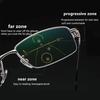 Men Multifocal Reading Glasses Progressive Near Far Anti Blue Ray Presbyopic Glasses Magnifying Women Black Gafas +1.0 To +4.0